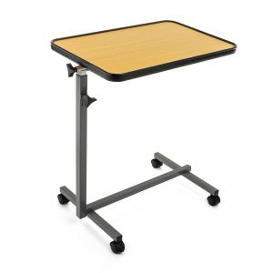 Posteljna mizica s kolesi, dvojno nastavljiva