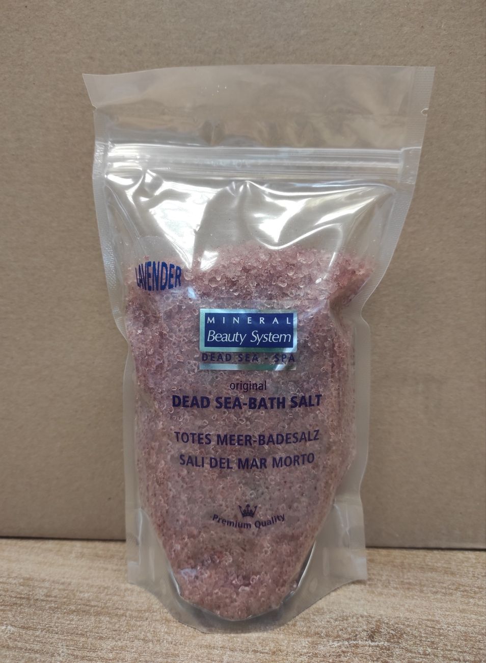 Sol iz Mrtvega morja s sivko