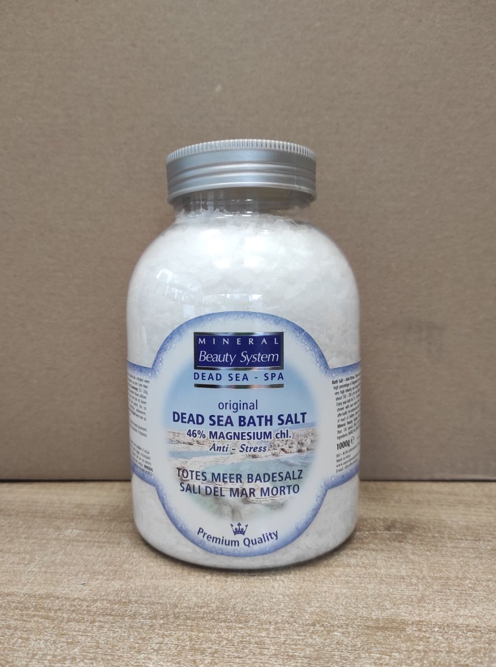 Sol iz mrtvega morja z dodanim magnezijem